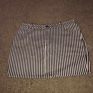 NWT Motel Rocks Striped Broomy Skirt
